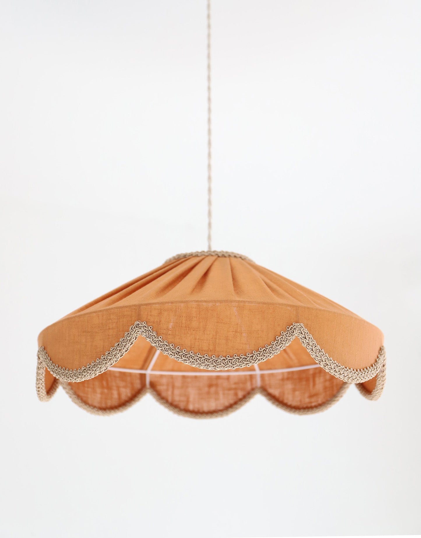 Cosette 'Caramel' Solid Color Floral Shaped Pendant Light