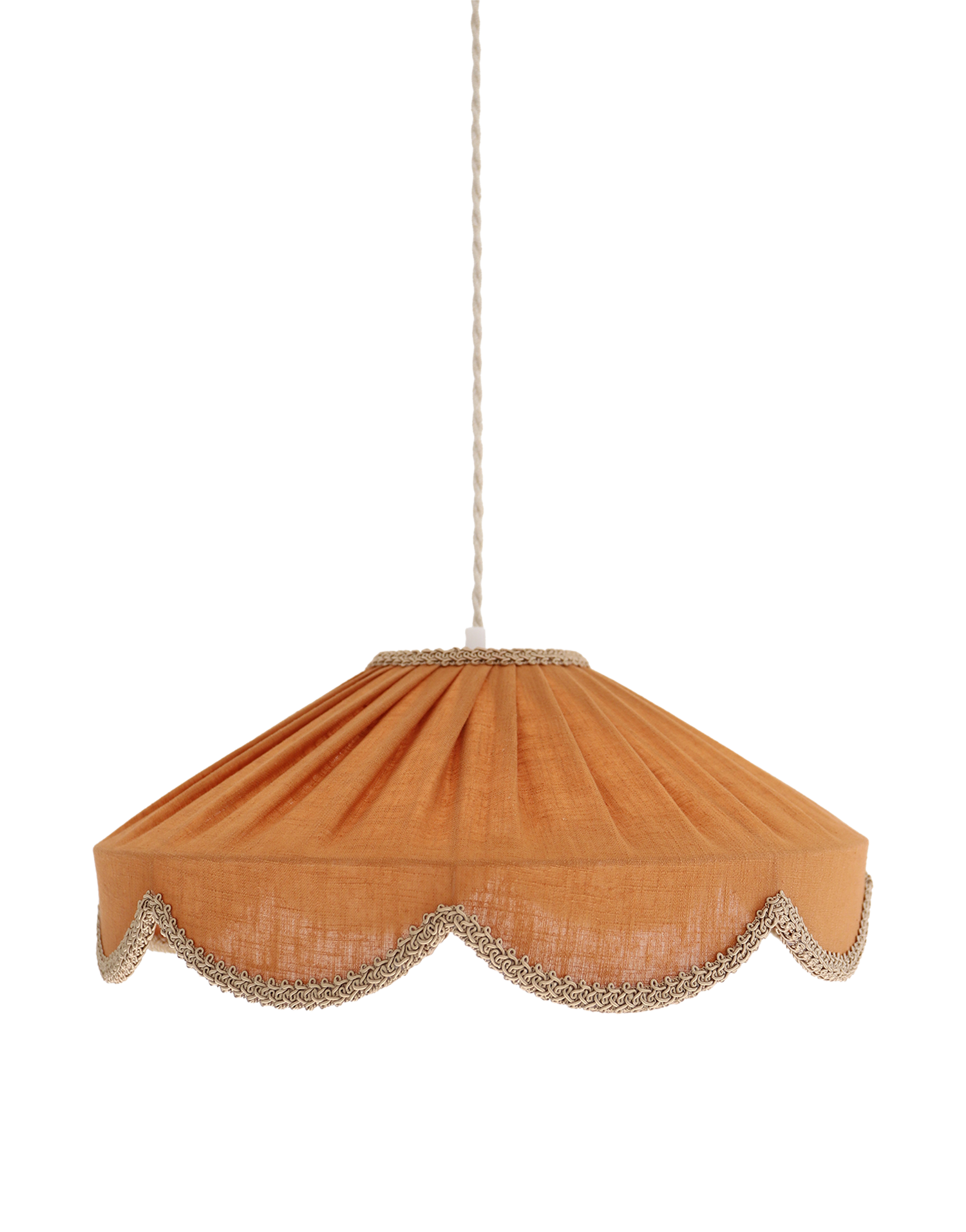 Cosette 'Caramel' Solid Color Floral Shaped Pendant Light