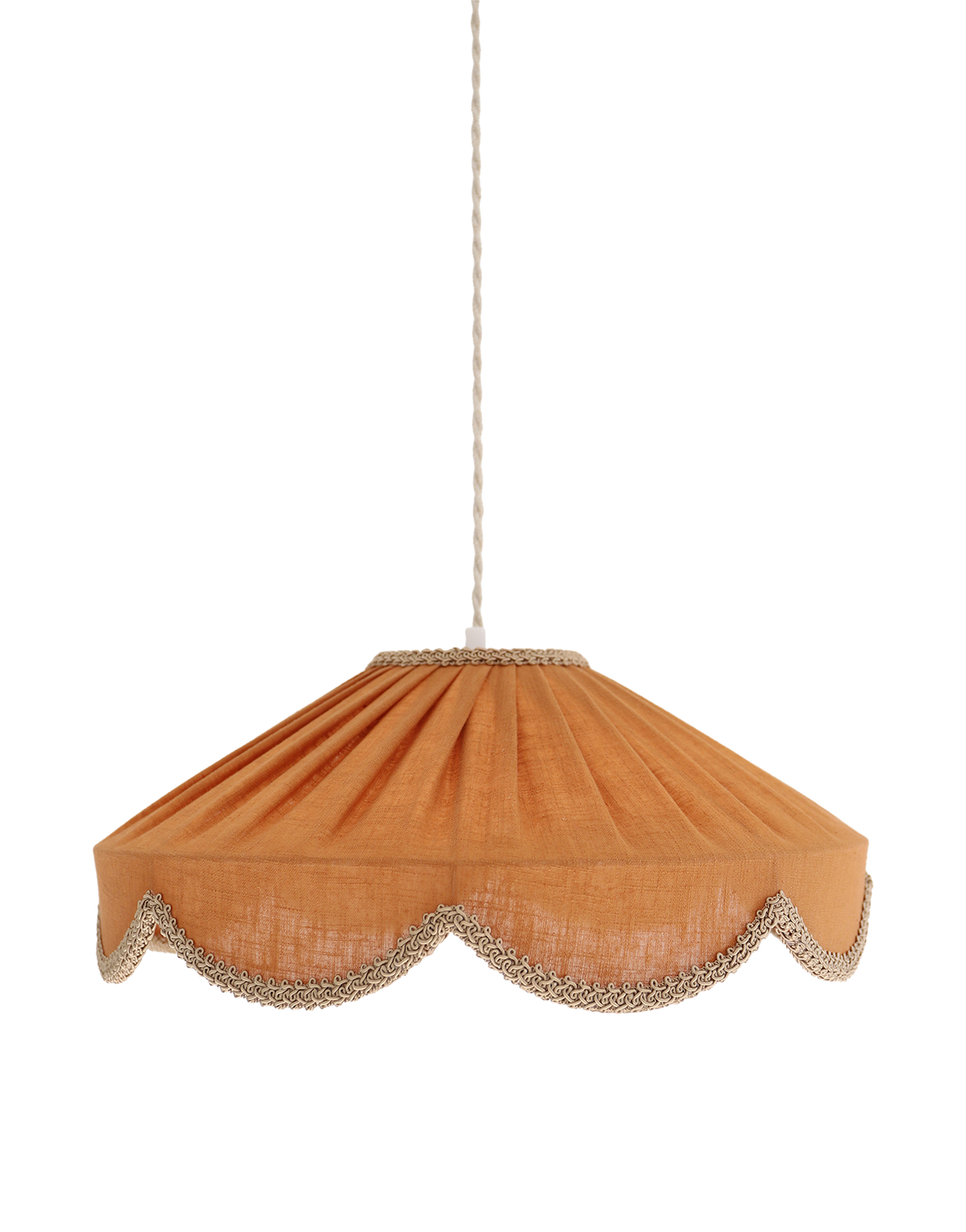 Cosette 'Caramel' Solid Color Floral Shaped Pendant Light