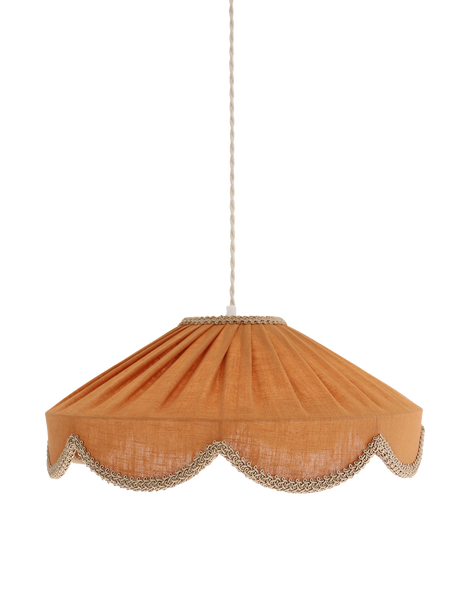 Cosette 'Caramel' Solid Color Floral Shaped Pendant Light