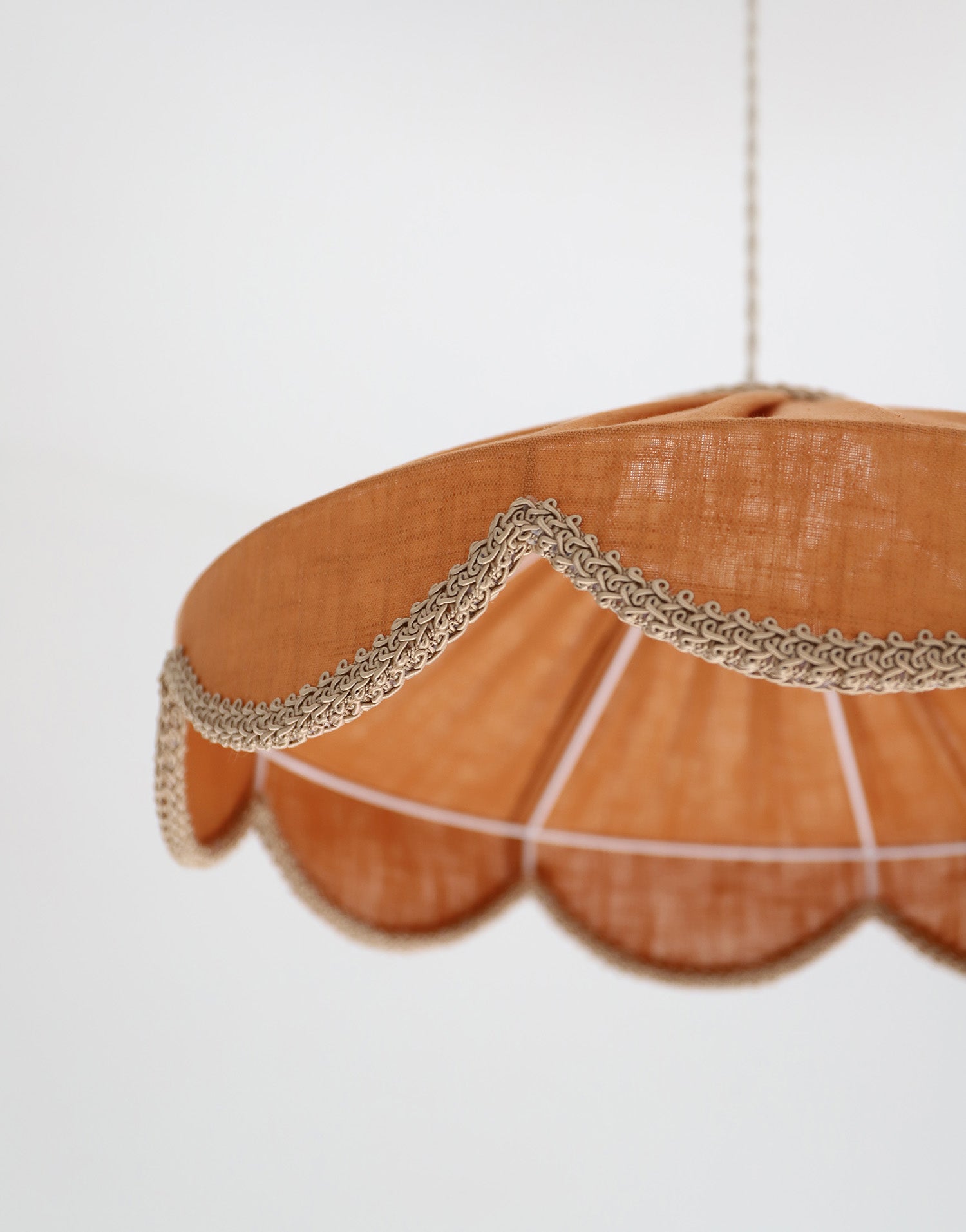 Cosette 'Caramel' Solid Color Floral Shaped Pendant Light