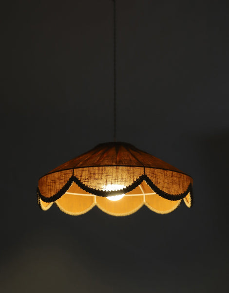 Cosette 'Caramel' Solid Color Floral Shaped Pendant Light