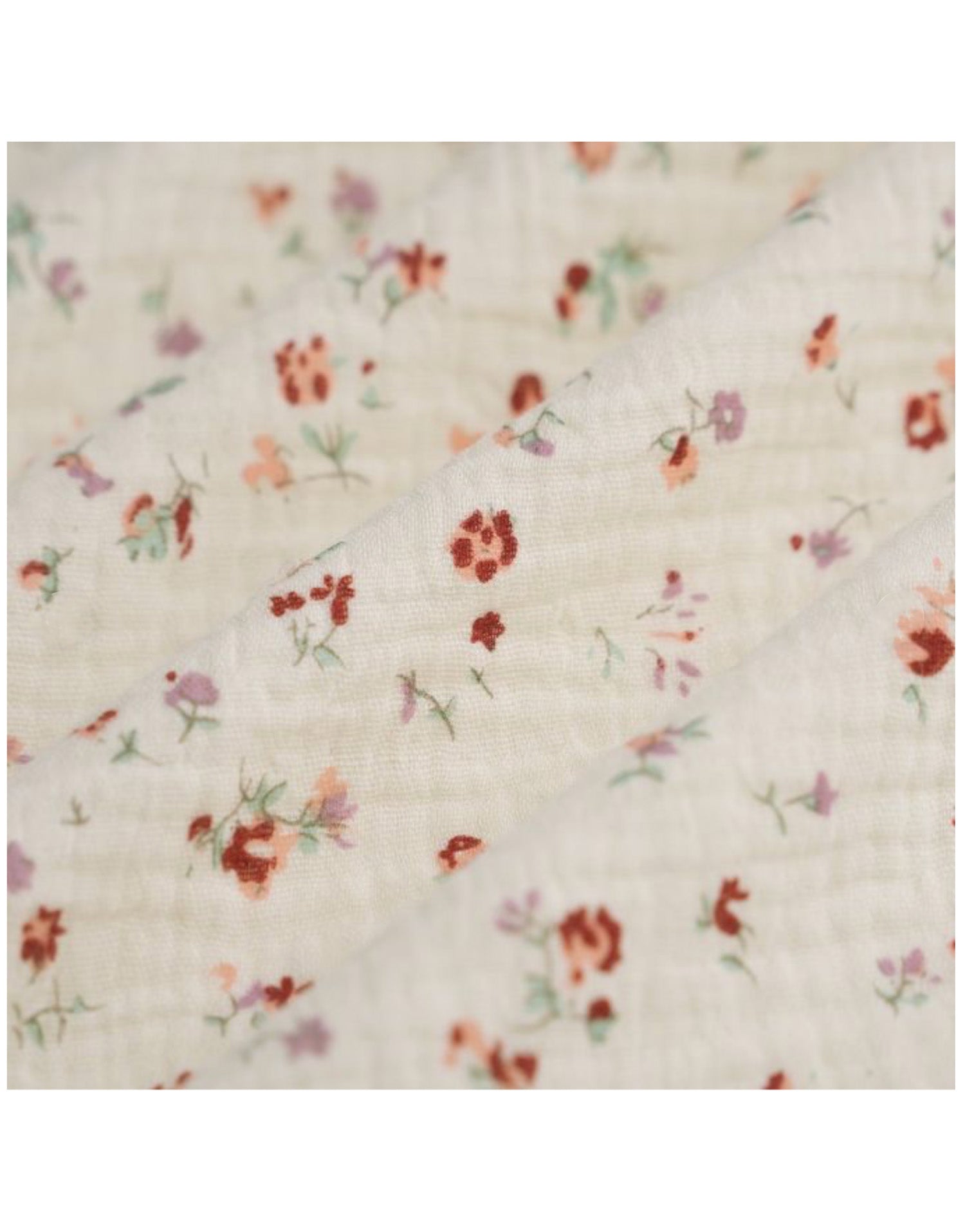 Emilia Conical Pendant Light with Ruffle in ‘Tiny Flowers’ Print