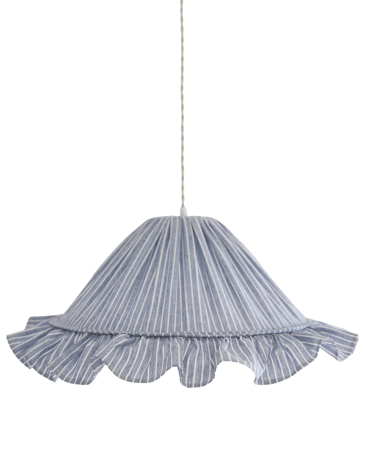 Emilia Pendant Light - Blue Stripes