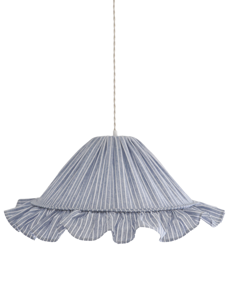 Emilia Pendant Light - Blue Stripes