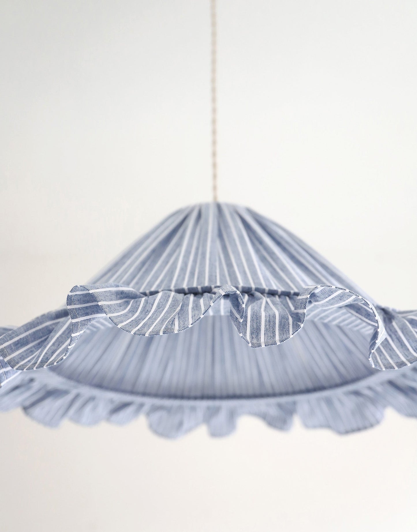 Emilia Pendant Light - Blue Stripes
