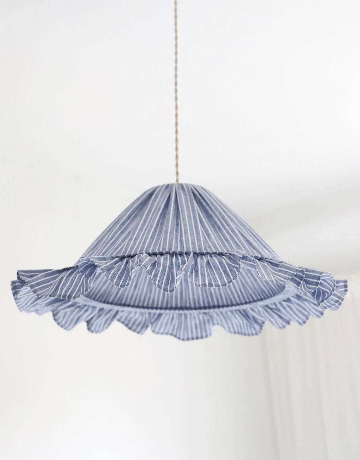 Emilia Pendant Light - Blue Stripes