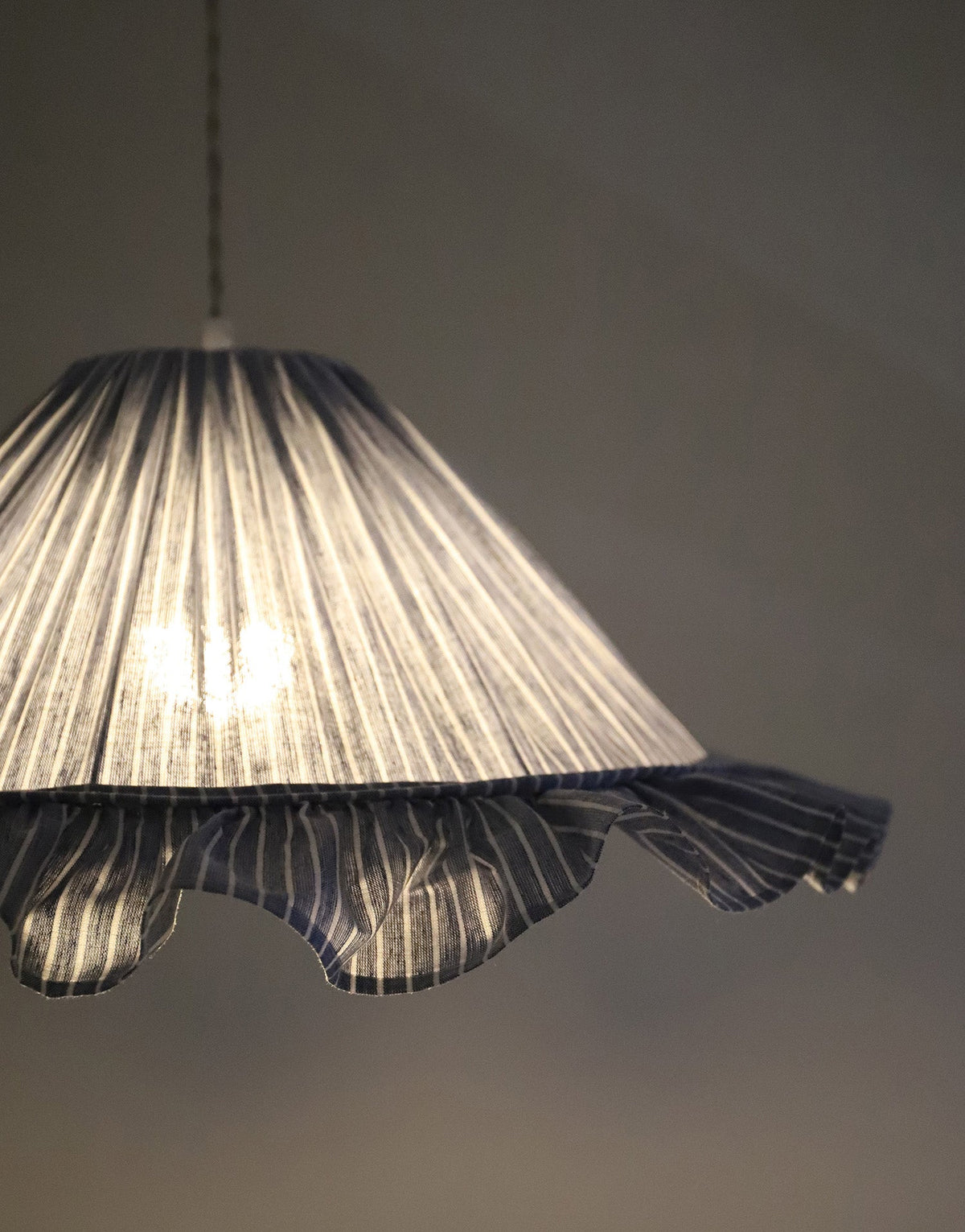Emilia Pendant Light - Blue Stripes