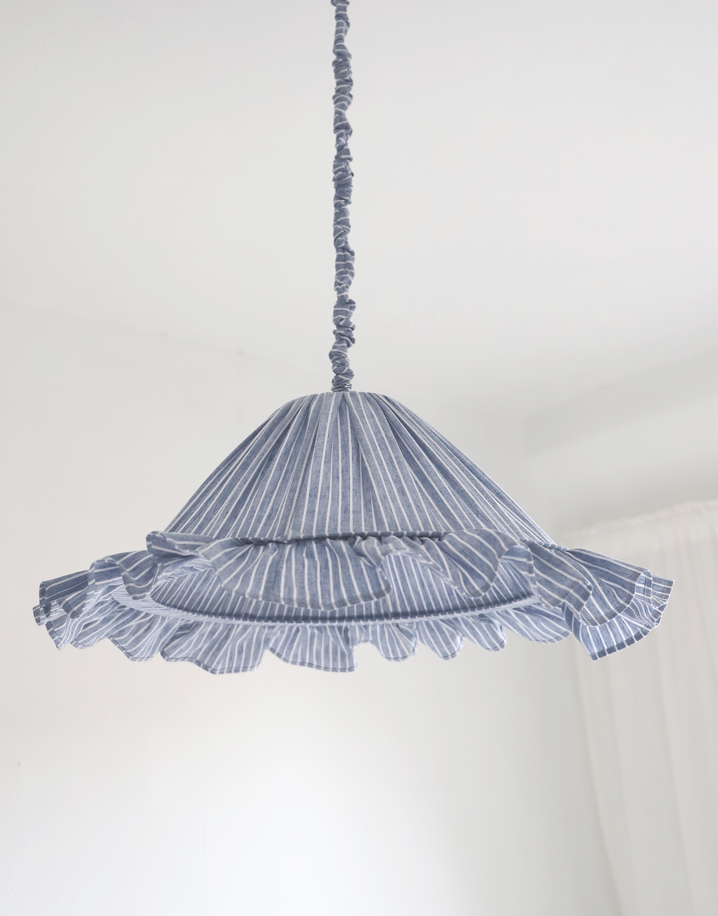 Emilia Pendant Light - Blue Stripes