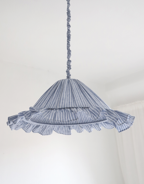 Emilia Pendant Light - Blue Stripes