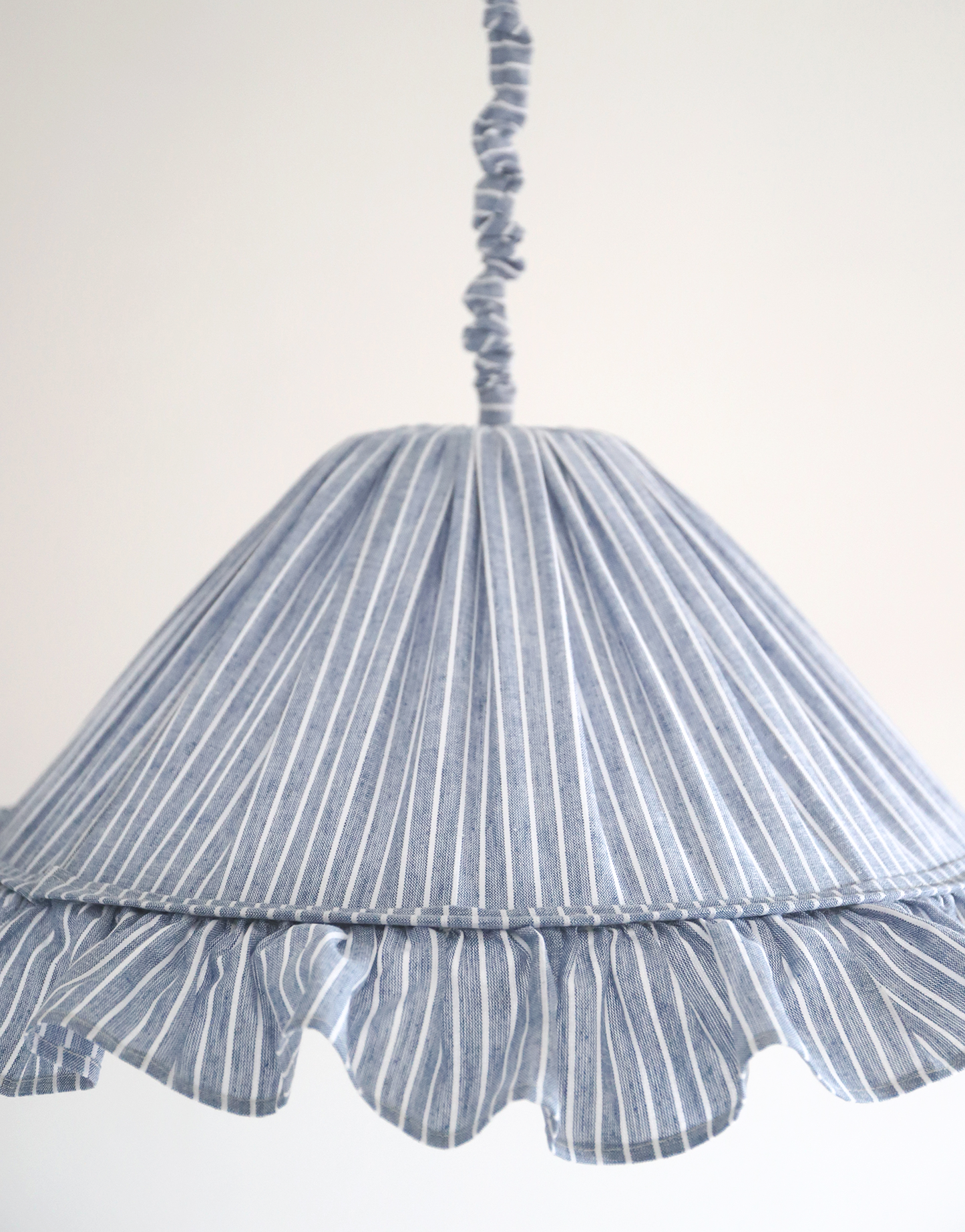 Emilia Pendant Light - Blue Stripes