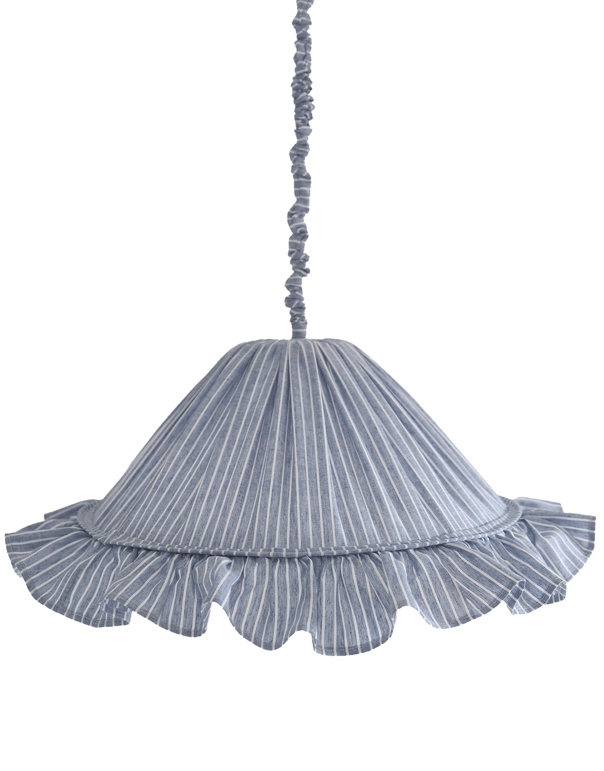 Emilia Pendant Light - Blue Stripes