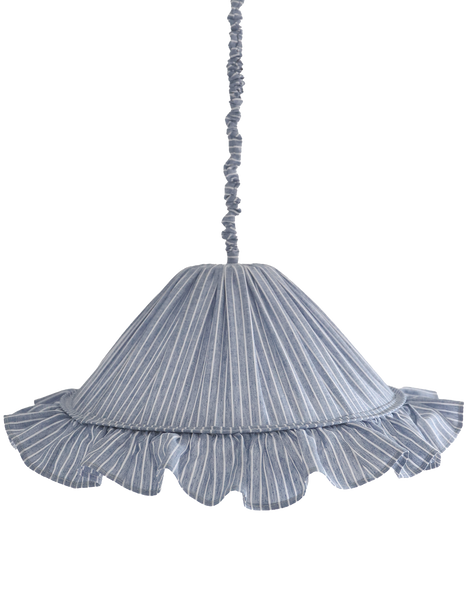 Emilia Pendant Light - Blue Stripes