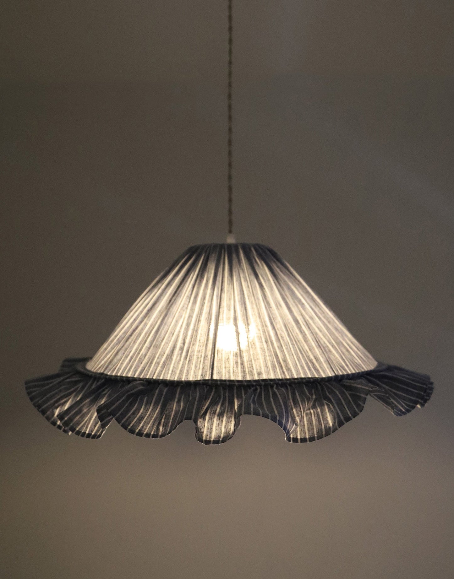 Emilia Pendant Light - Blue Stripes