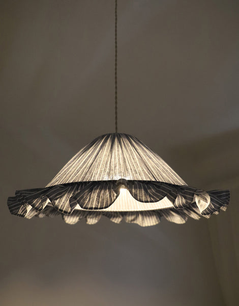 Emilia Pendant Light - Blue Stripes