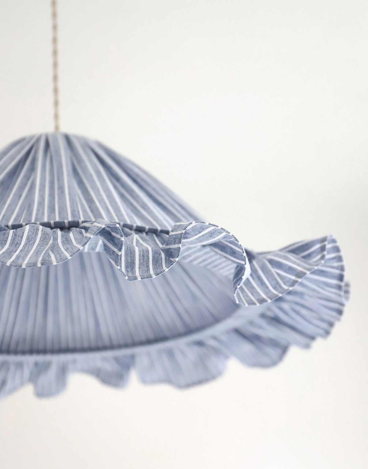 Emilia Pendant Light - Blue Stripes