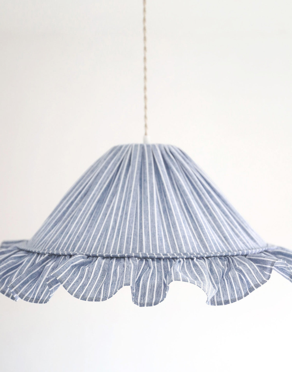 Emilia Pendant Light - Blue Stripes