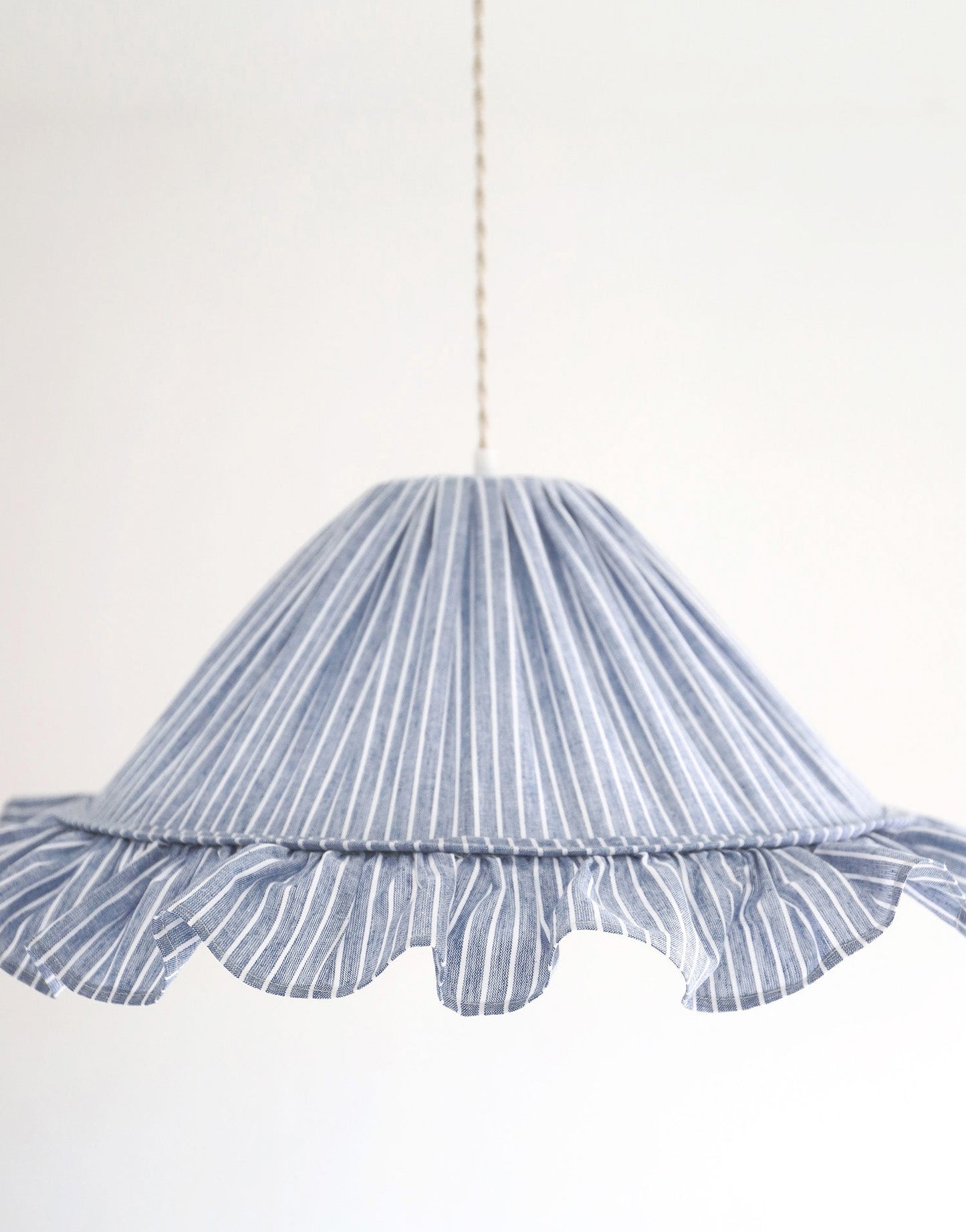Emilia Pendant Light - Blue Stripes
