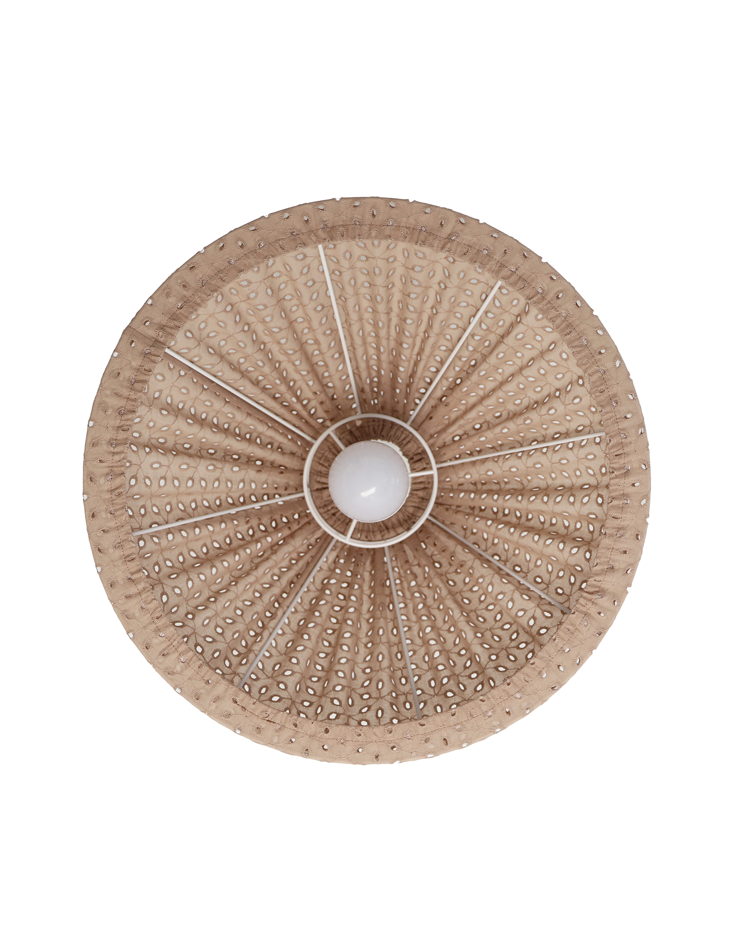 Conical Pendant Light Openwork Malala “Broderie Anglaise”