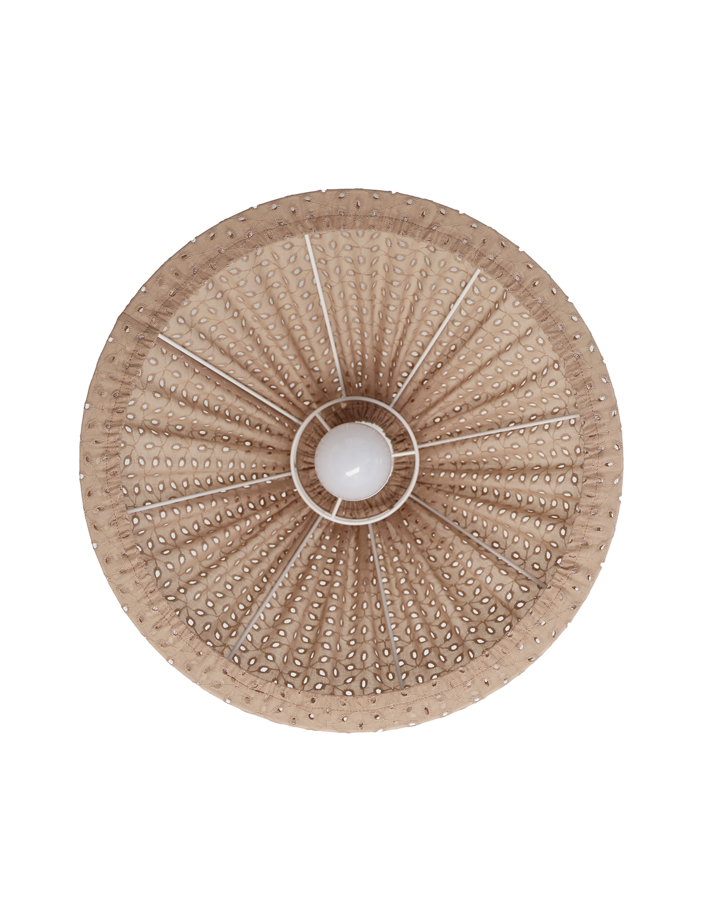 Conical Pendant Light Openwork Malala “Broderie Anglaise”