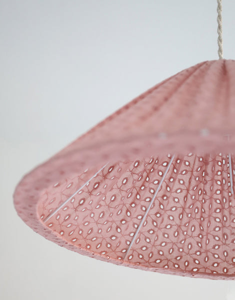 Conical Pendant Light Openwork Malala “Broderie Anglaise”