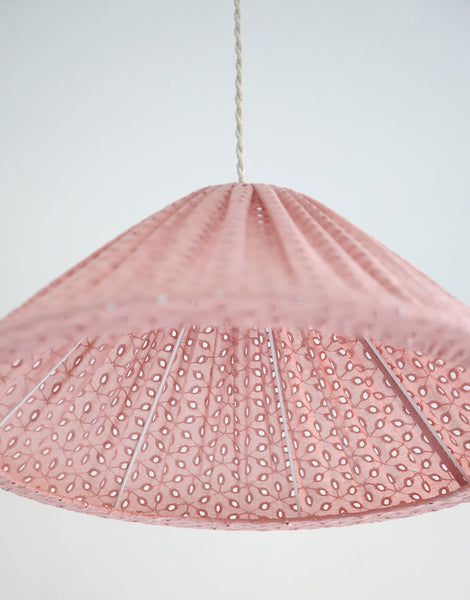 Conical Pendant Light Openwork Malala “Broderie Anglaise”