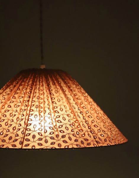 Conical Pendant Light Openwork Malala “Broderie Anglaise”