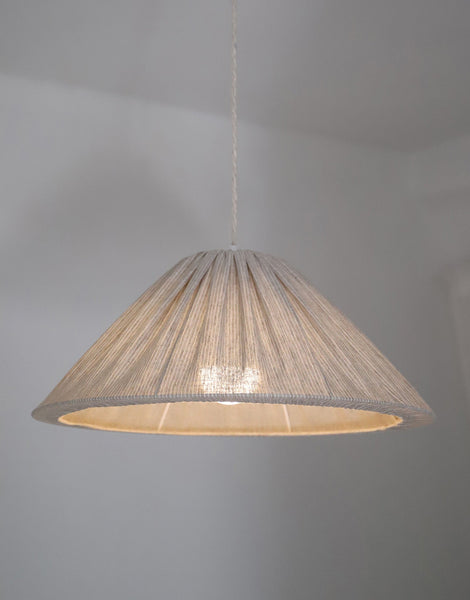 Malala Pendant Light – Fine Olive Stripes
