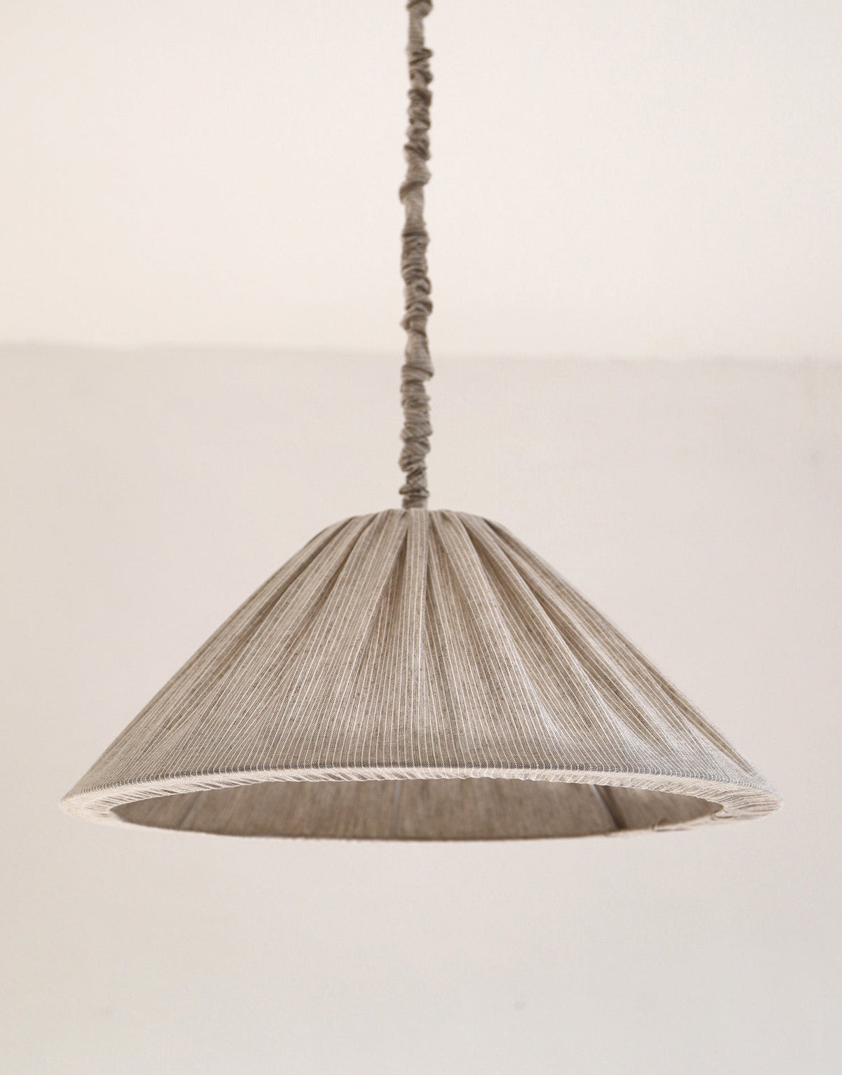 Malala Pendant Light – Fine Olive Stripes