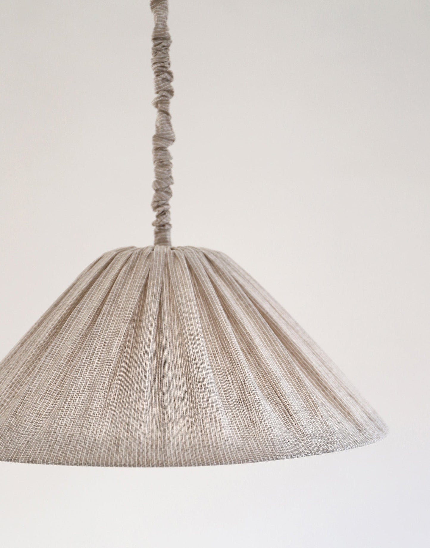 Malala Pendant Light – Fine Olive Stripes