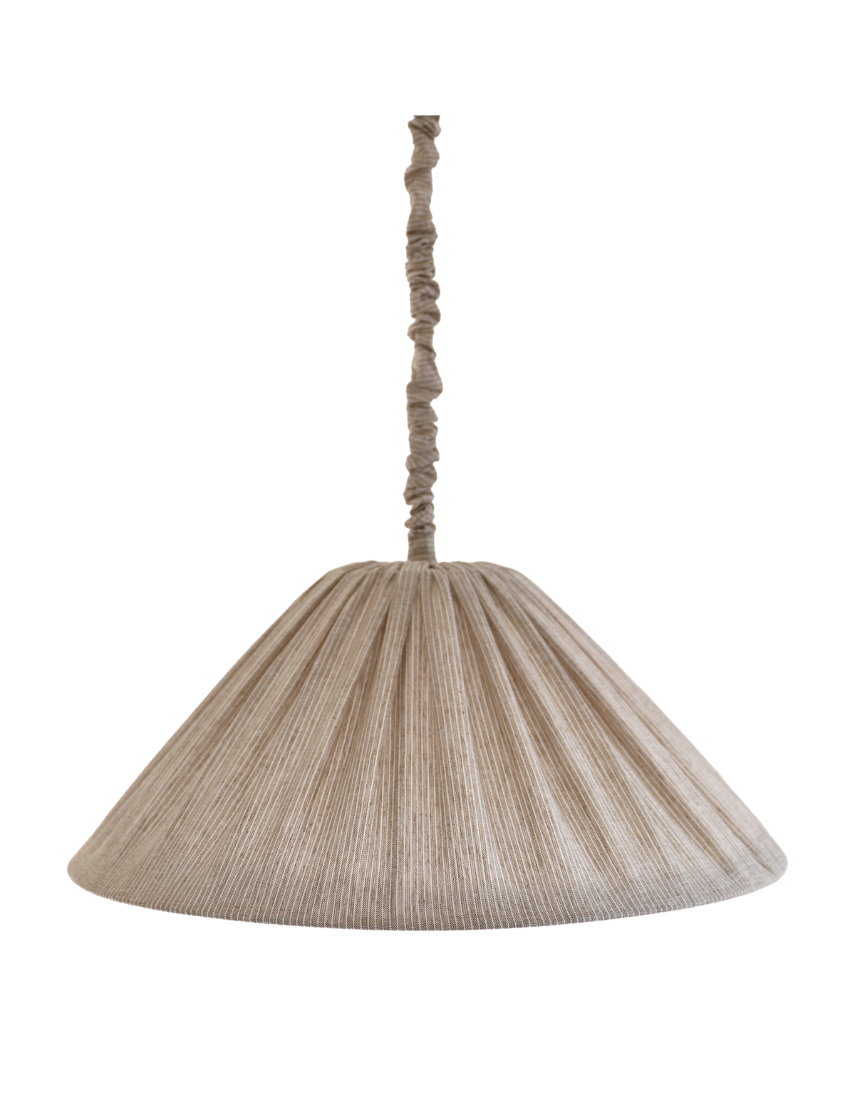 Malala Pendant Light – Fine Olive Stripes