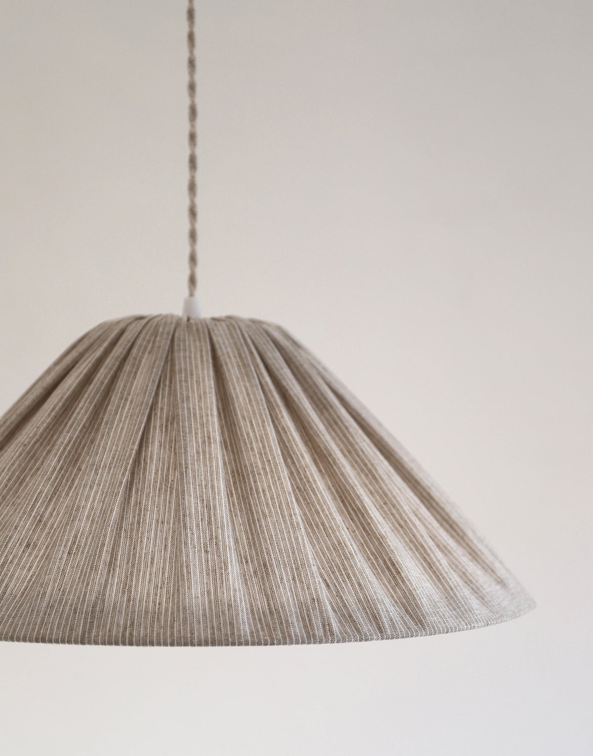 Malala Pendant Light – Fine Olive Stripes