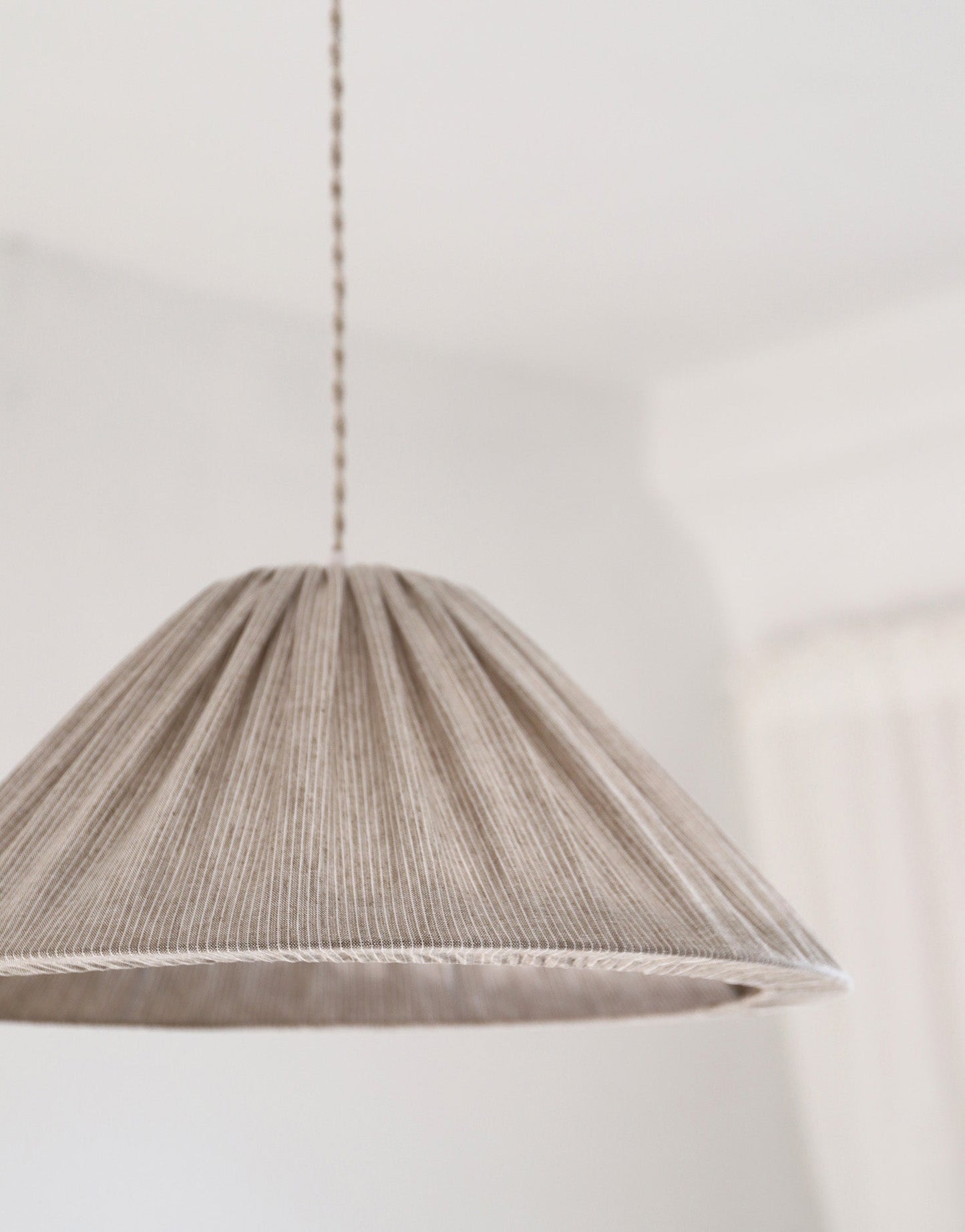 Malala Pendant Light – Fine Olive Stripes