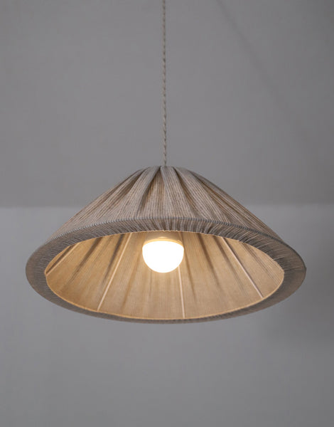 Malala Pendant Light – Fine Olive Stripes