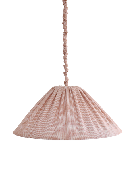 Malala Pendant Light – Fine Terracotta Stripes
