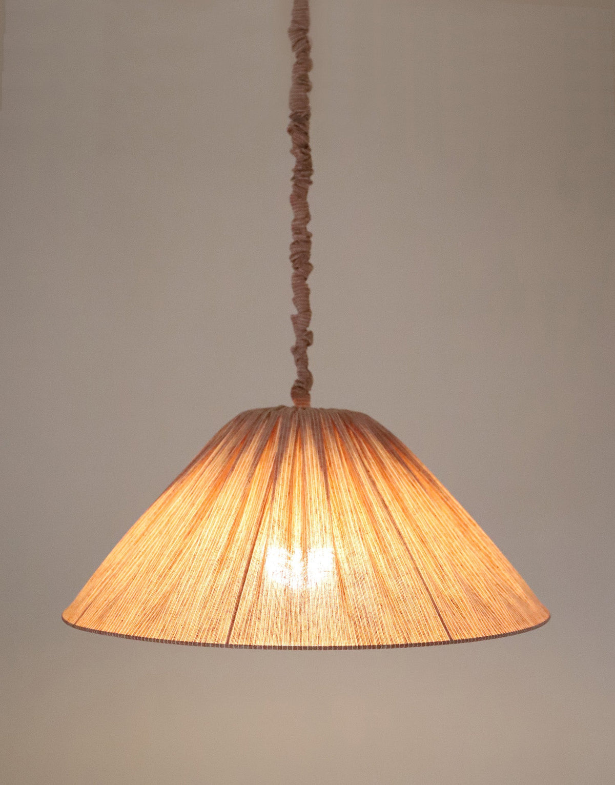 Malala Pendant Light – Fine Terracotta Stripes
