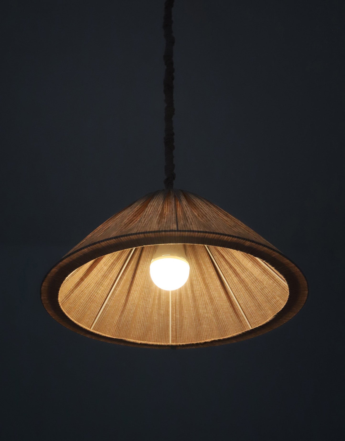 Malala Pendant Light – Fine Terracotta Stripes