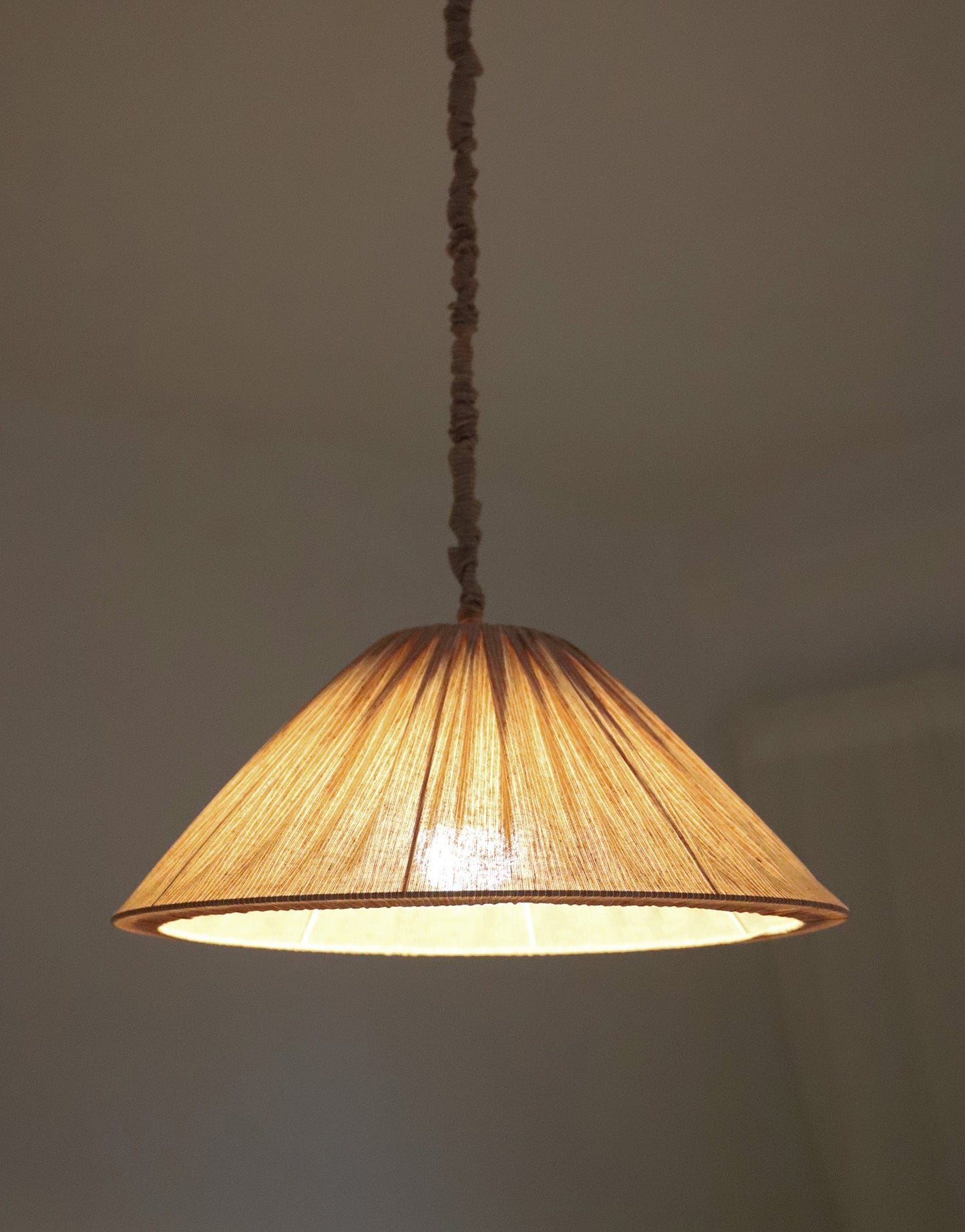 Malala Pendant Light – Fine Terracotta Stripes
