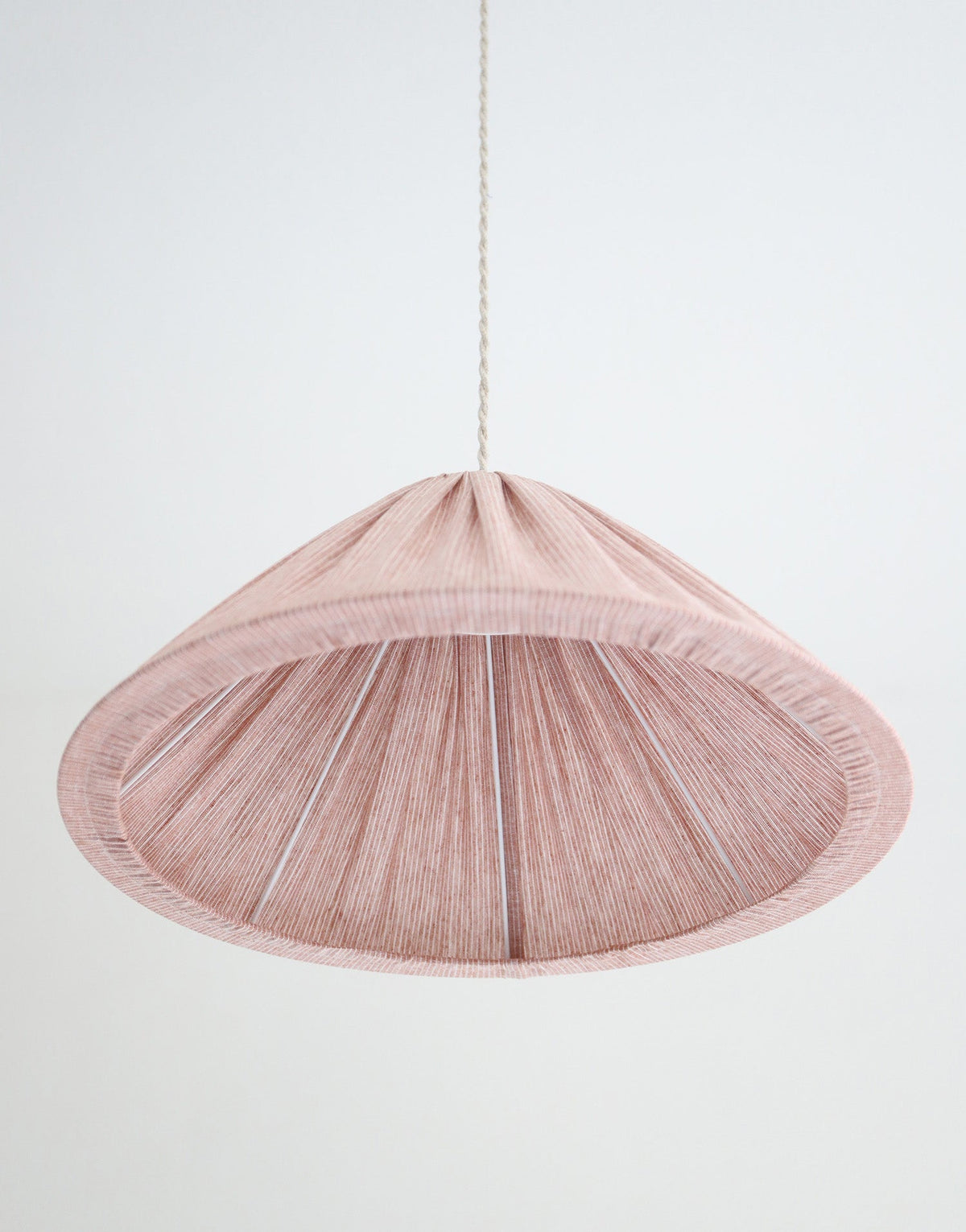 Malala Pendant Light – Fine Terracotta Stripes