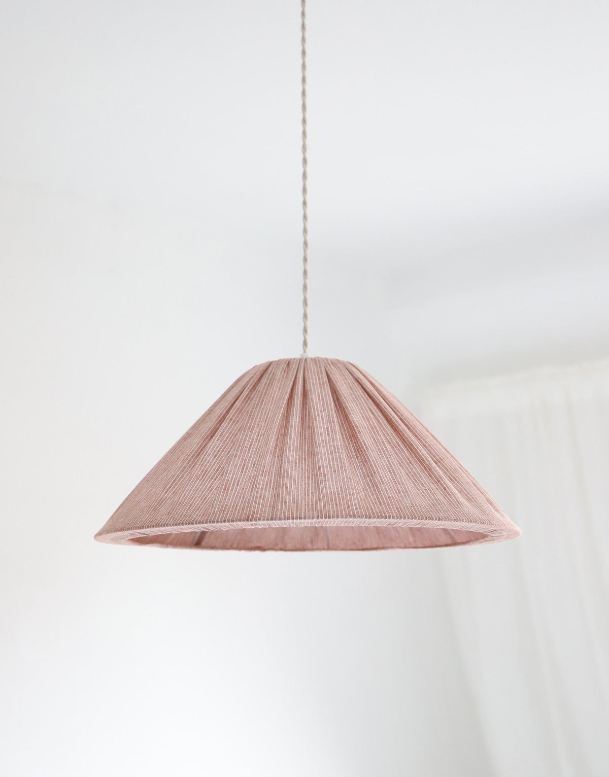 Malala Pendant Light – Fine Terracotta Stripes