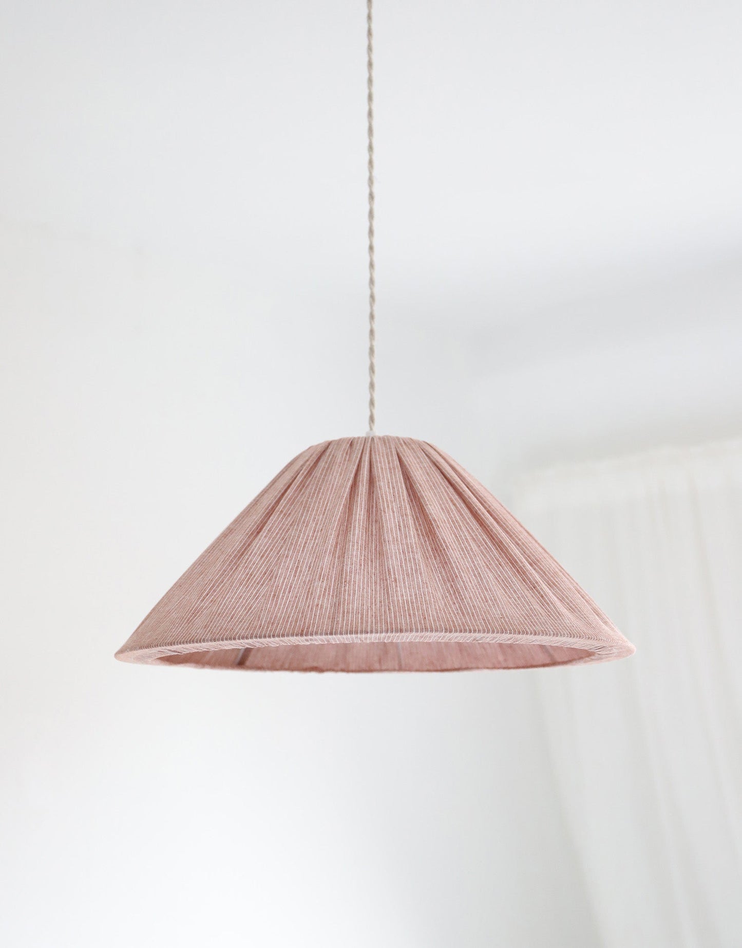 Malala Pendant Light – Fine Terracotta Stripes