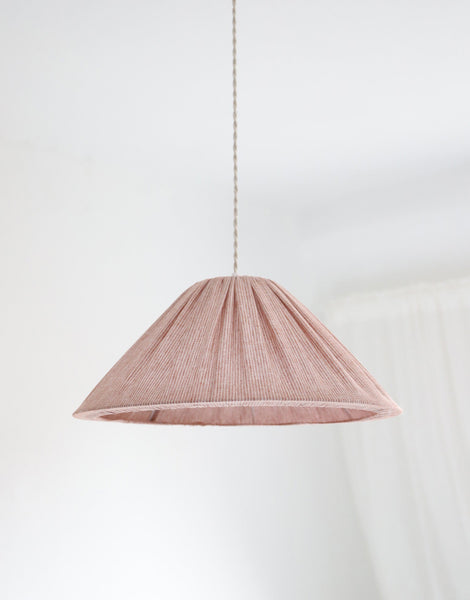 Malala Pendant Light – Fine Terracotta Stripes