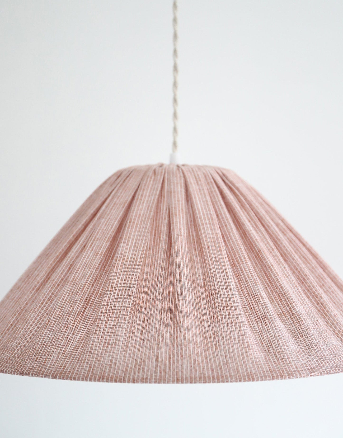 Malala Pendant Light – Fine Terracotta Stripes