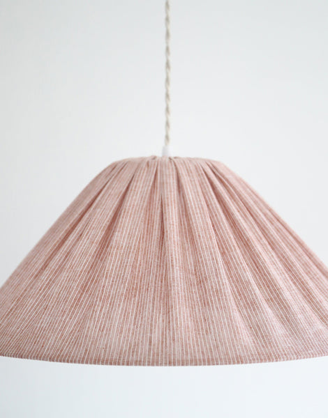 Malala Pendant Light – Fine Terracotta Stripes