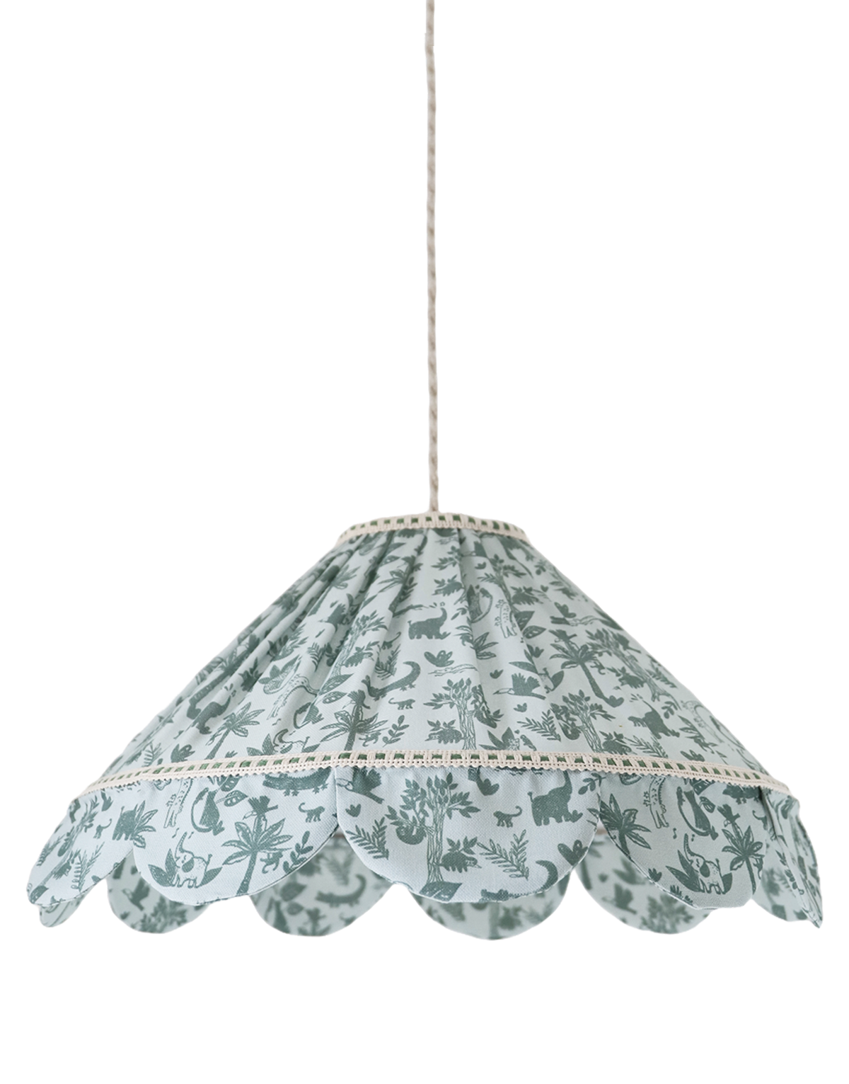 Conical Pendant Light With Petal Finish Mika “Savanne”