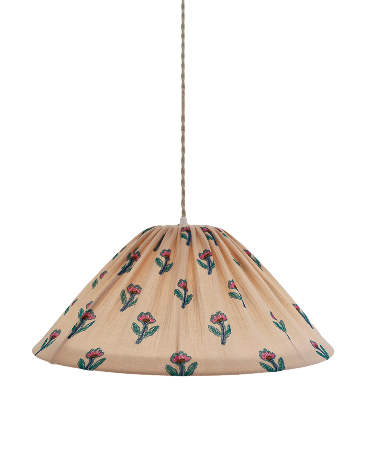 Conical Pendant Light Small Flowers Malala “Flora”