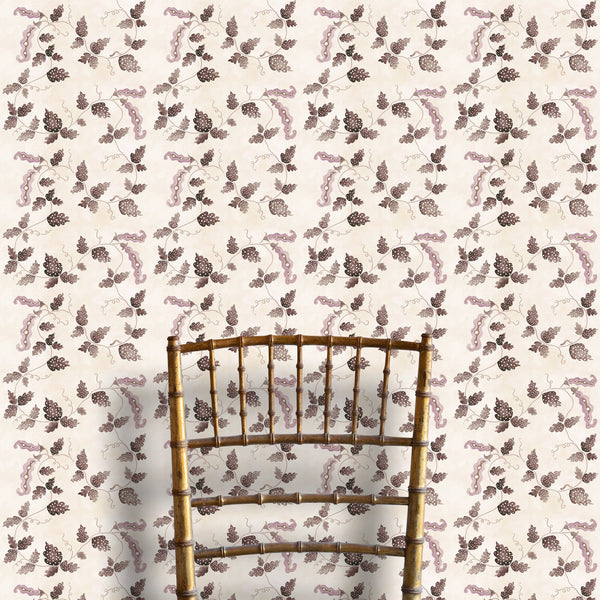 Sweetest Pea Wallpaper -  Mocha