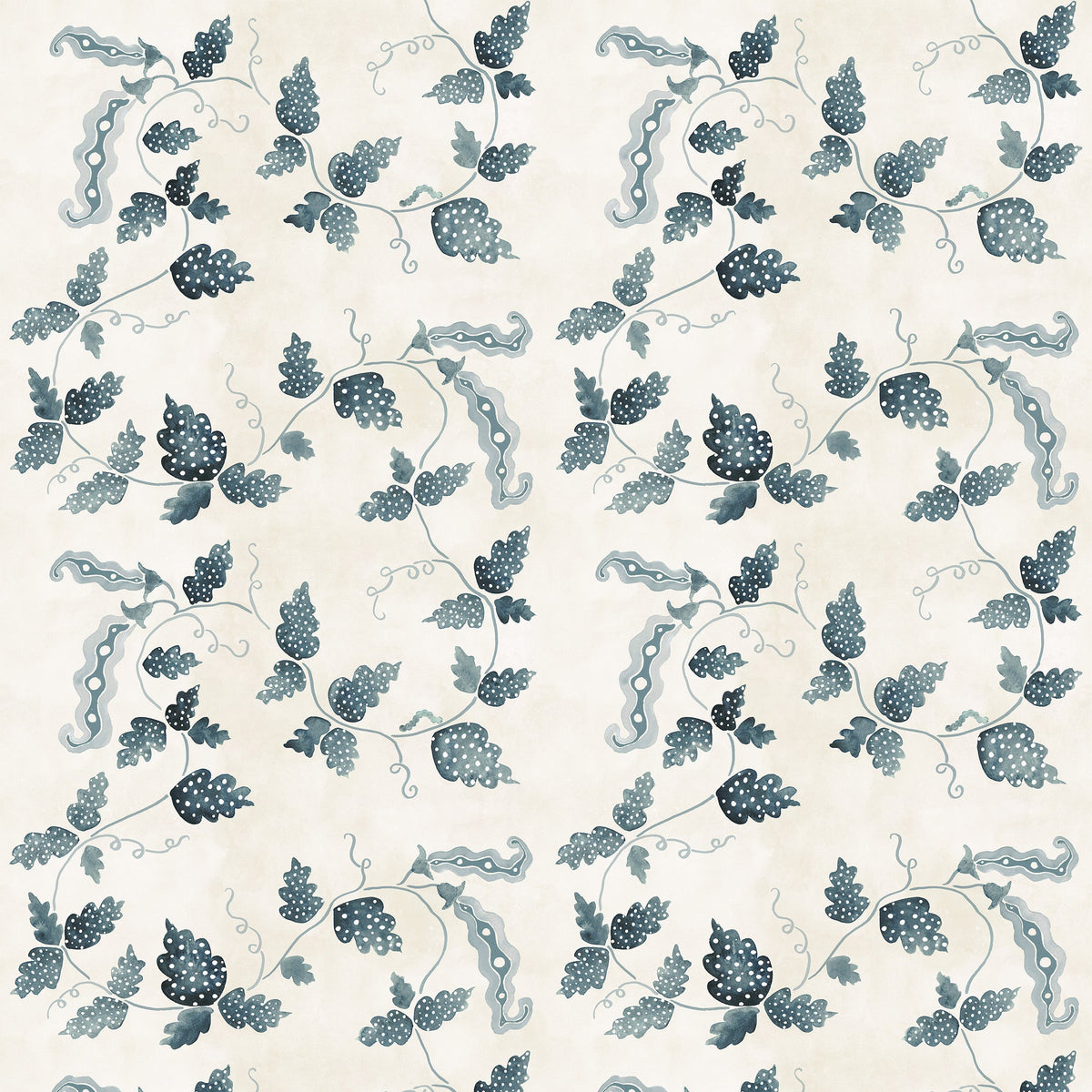 Sweetest Pea Wallpaper -  Indigo