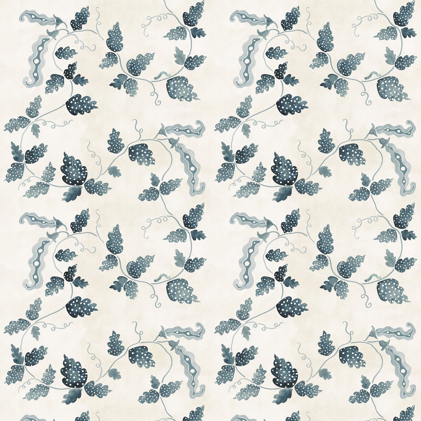 Sweetest Pea Wallpaper -  Indigo