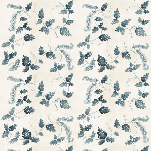 Sweetest Pea Wallpaper -  Indigo